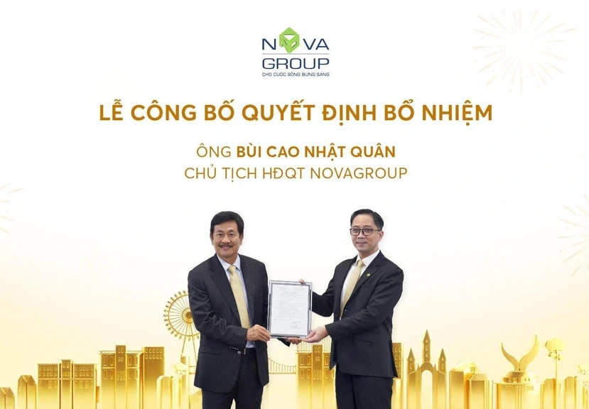 Ông Bùi Cao Nhật Quân làm Chủ tịch NovaGroup Ông Bùi Cao Nhật Quân làm Chủ tịch NovaGroup