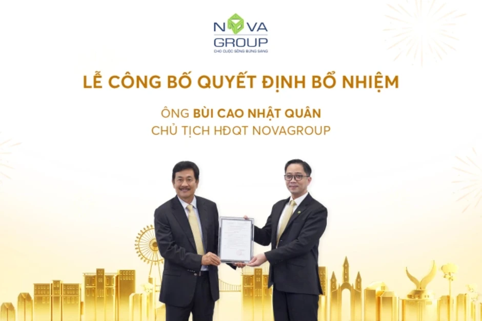 Ông Bùi Thành Nhơn giao ghế Chủ tịch NovaGroup cho con trai Ông Bùi Thành Nhơn giao ghế Chủ tịch NovaGroup cho con trai