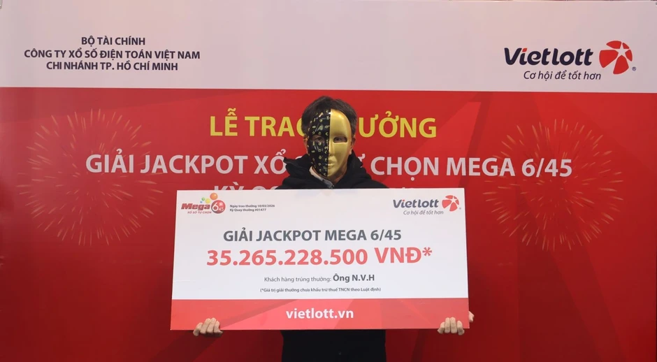 Ông nội trúng hơn 35 tỉ đồng Vietlott nhờ chọn số theo ngày sinh của cháu Ông nội trúng hơn 35 tỉ đồng Vietlott nhờ chọn số theo ngày sinh của cháu
