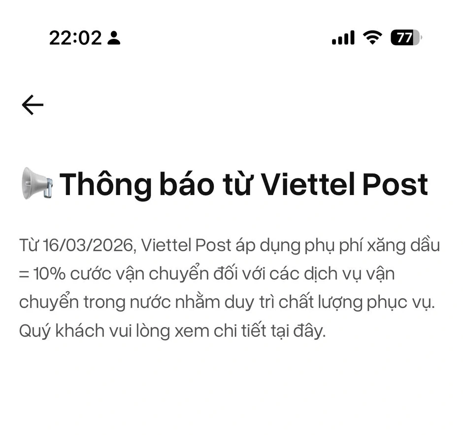 Phí giao hàng đồng loạt tăng Phí giao hàng đồng loạt tăng