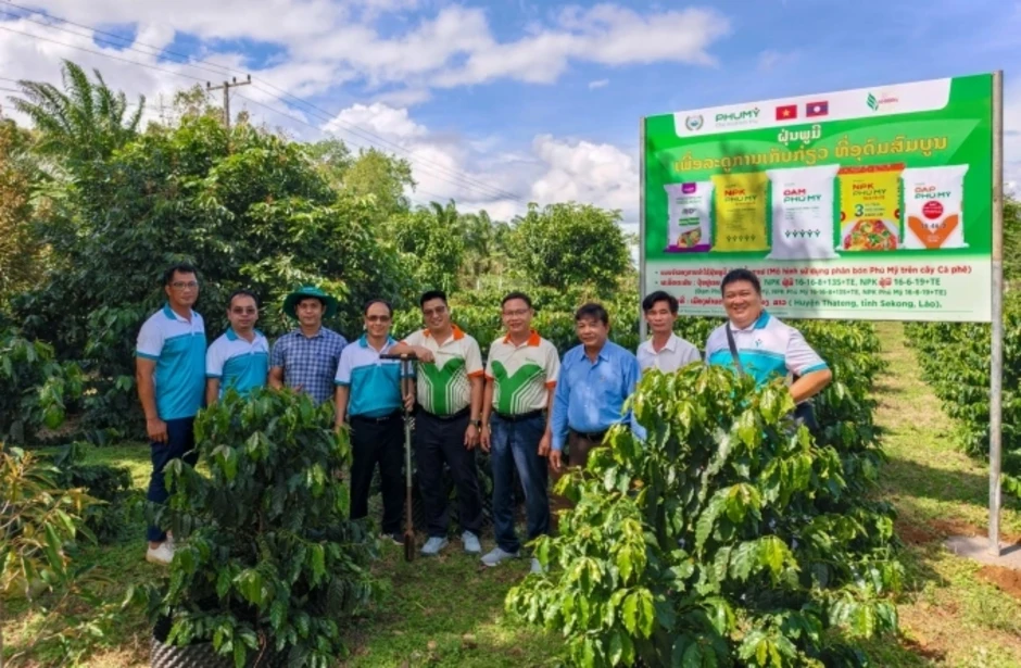 Phú Mỹ mở rộng hoạt động nông nghiệp tại Lào