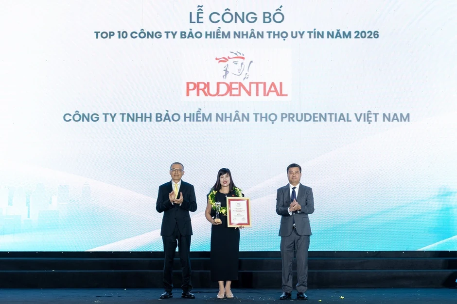 Prudential Việt Nam 10 năm liền Top 'Công ty bảo hiểm uy tín'