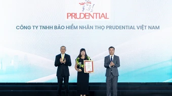 Prudential Việt Nam 10 năm liền Top 'Công ty bảo hiểm uy tín'