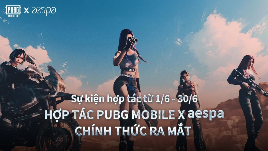 PUBG Mobile cùng Aespa đưa làn sóng K-pop khuấy đảo cộng đồng game thủ PUBG Mobile cùng Aespa đưa làn sóng K-pop khuấy đảo cộng đồng game thủ