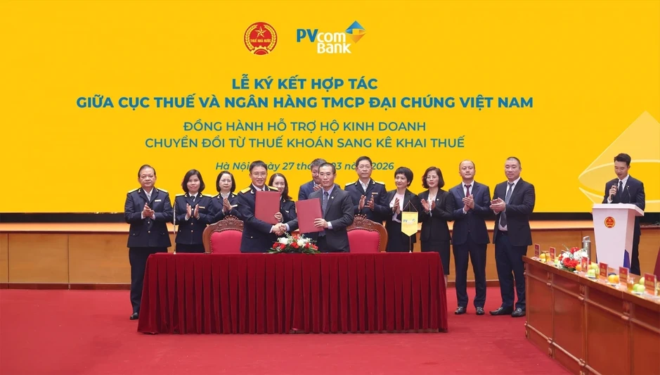 PVcomBank hợp tác với Cục Thuế hỗ trợ hộ kinh doanh kê khai thuế PVcomBank hợp tác với Cục Thuế hỗ trợ hộ kinh doanh kê khai thuế