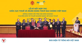 PVcomBank hợp tác với Cục Thuế hỗ trợ hộ kinh doanh kê khai thuế