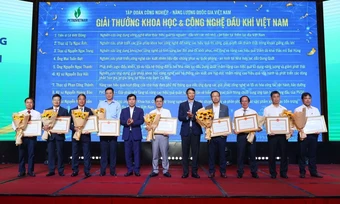 PVFCCo-Phú Mỹ thắng giải khoa học công nghệ dầu khí Việt Nam