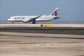 Qatar Airways tiếp tục hủy 13 chuyến bay do xung đột Trung Đông