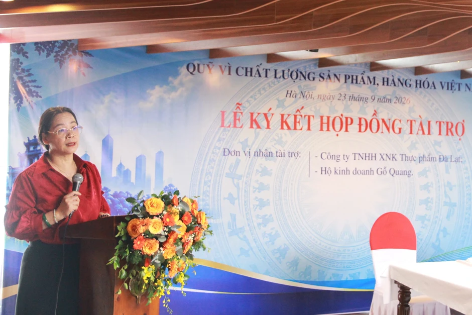 Quỹ Vì chất lượng sản phẩm, hàng hóa Việt Nam tài trợ 2 dự án Quỹ Vì chất lượng sản phẩm, hàng hóa Việt Nam tài trợ 2 dự án