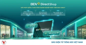 Quản lý bán hàng hiệu quả hơn với BIDV Direct Shop