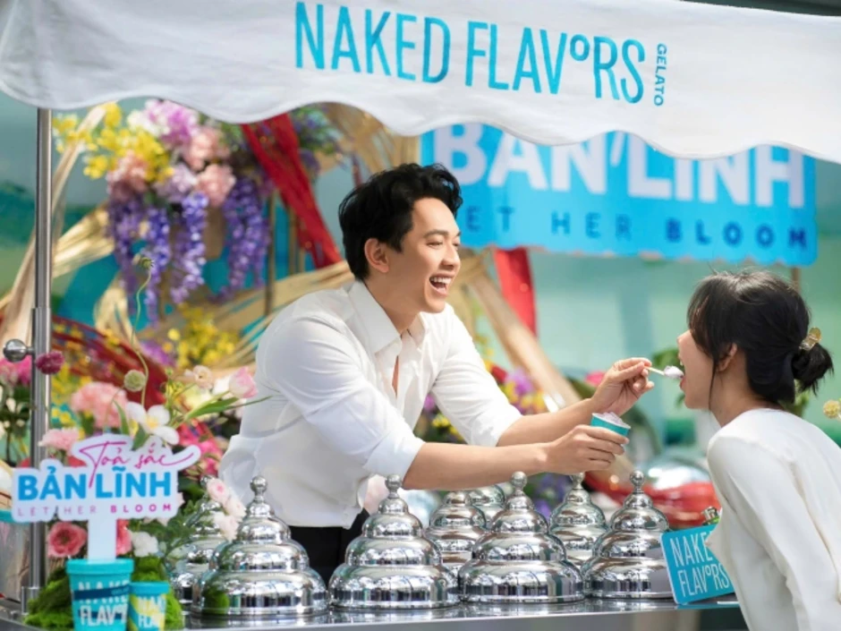 Quầy kem Naked Flavors - điểm nhấn tại tiệc 8/3 của ACB Quầy kem Naked Flavors - điểm nhấn tại tiệc 8/3 của ACB