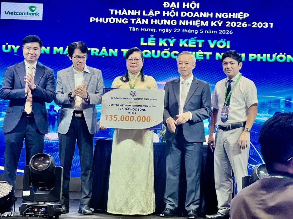 Ra mắt Hội Doanh nghiệp phường Tân Hưng nhiệm kỳ 2026 – 2031