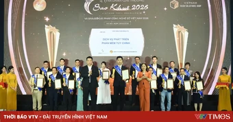 Saigon Technology nhận giải thưởng Sao Khuê 2026, tiếp tục khẳng định vị thế trong ngành phát triển phần mềm