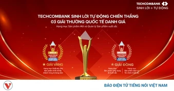 Sản phẩm Techcombank sinh lời tự động giành giải vàng Stevie Awards