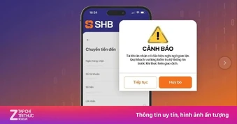 SHB bổ sung lớp cảnh báo rủi ro trong giao dịch chuyển tiền điện tử