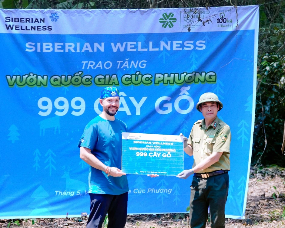 Siberian Wellness cùng các Gen Well gieo trồng 999 cây xanh tại rừng Cúc Phương Siberian Wellness cùng các Gen Well gieo trồng 999 cây xanh tại rừng Cúc Phương