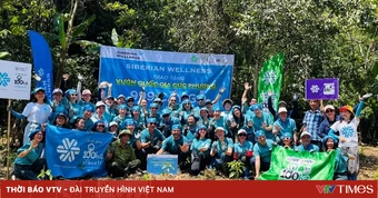 Siberian Wellness cùng các Gen Well gieo trồng 999 cây xanh tại rừng Cúc Phương