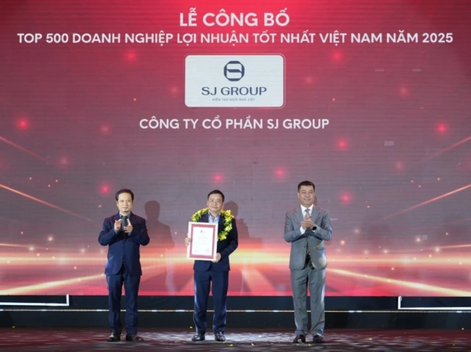 SJ Group báo lãi trước thuế 453 tỷ đồng năm 2025 SJ Group báo lãi trước thuế 453 tỷ đồng năm 2025