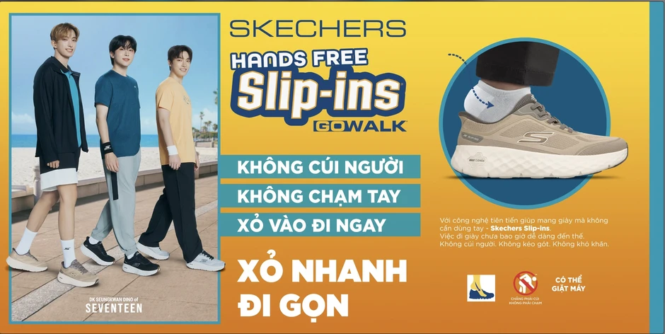 Skechers GOWalk Max Cushioning Flex - thoải mái trong từng chuyển động Skechers GOWalk Max Cushioning Flex - thoải mái trong từng chuyển động