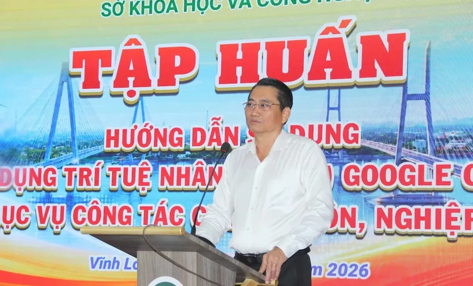 Sở KH&CN tỉnh Vĩnh Long ứng dụng AI quản lý, đổi mới sáng tạo
