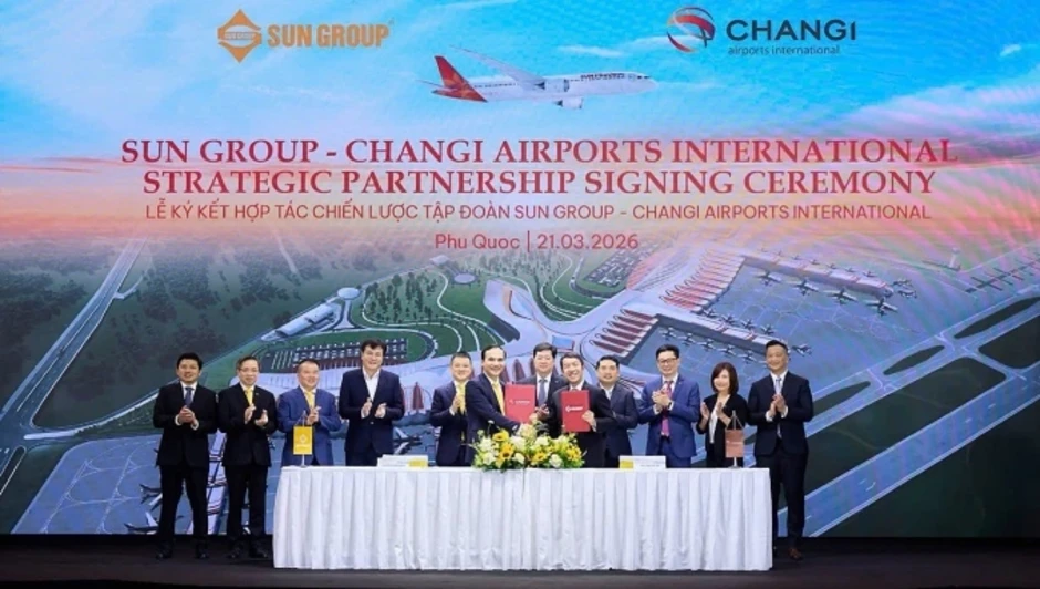 Sun Group hợp tác Changi Airports International vận hành sân bay Phú Quốc Sun Group hợp tác Changi Airports International vận hành sân bay Phú Quốc