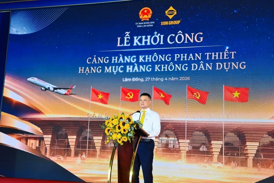 Sun Group khởi công Cảng hàng không dân dụng Phan Thiết hơn 3.900 tỷ đồng Sun Group khởi công Cảng hàng không dân dụng Phan Thiết hơn 3.900 tỷ đồng