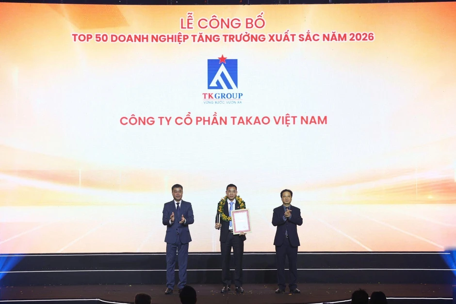 Takao Group khẳng định sức tăng trưởng mạnh mẽ với loạt thành tích danh giá Takao Group khẳng định sức tăng trưởng mạnh mẽ với loạt thành tích danh giá