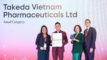 Takeda Việt Nam được vinh danh 'Nơi làm việc tốt nhất' năm 2026