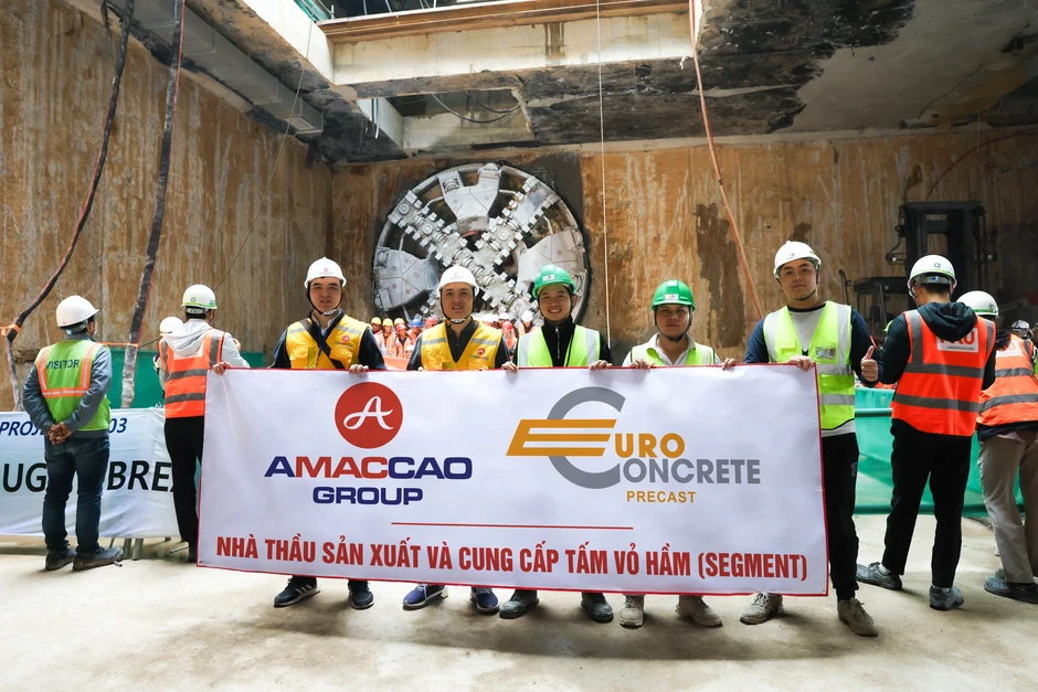 Tấm vỏ hầm AMACCAO của Châu Âu Nam ghi dấu ấn tại công trình metro Hà Nội Tấm vỏ hầm AMACCAO của Châu Âu Nam ghi dấu ấn tại công trình metro Hà Nội