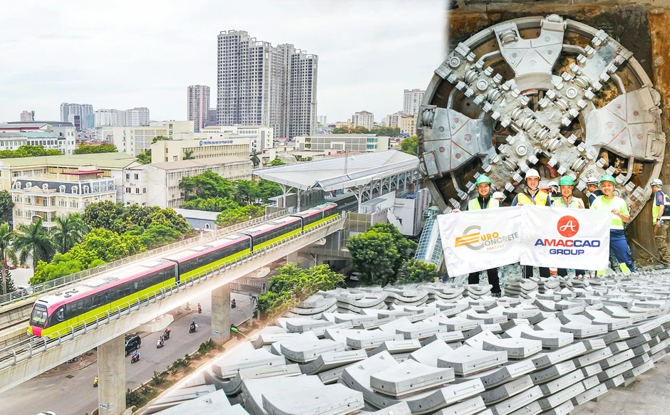 Tấm vỏ hầm AMACCAO của Châu Âu Nam ghi dấu ấn tại công trình metro Hà Nội Tấm vỏ hầm AMACCAO của Châu Âu Nam ghi dấu ấn tại công trình metro Hà Nội