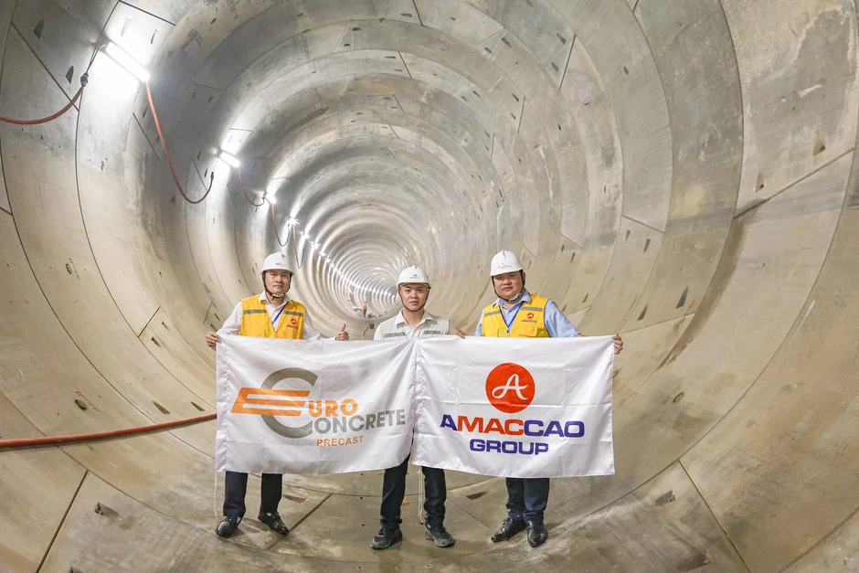 Tấm vỏ hầm AMACCAO của Châu Âu Nam ghi dấu ấn tại công trình metro Hà Nội Tấm vỏ hầm AMACCAO của Châu Âu Nam ghi dấu ấn tại công trình metro Hà Nội