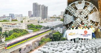 Tấm vỏ hầm AMACCAO của Châu Âu Nam ghi dấu ấn tại công trình metro Hà Nội