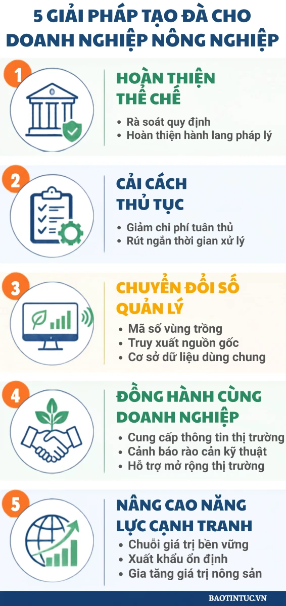 Tạo đà cho nông sản Việt - Bài cuối: Hoàn thiện thể chế, phát huy vai trò doanh nghiệp