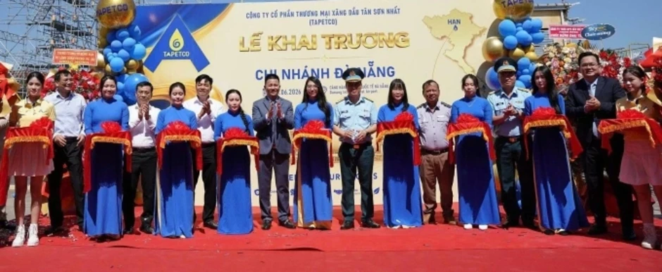 Tapetco cung ứng nhiên liệu hàng không tại sân bay Đà Nẵng Tapetco cung ứng nhiên liệu hàng không tại sân bay Đà Nẵng