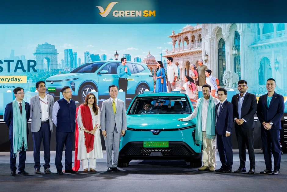 Taxi điện của Việt Nam 'chạy' qua thị trường đông dân nhất thế giới Taxi điện của Việt Nam 'chạy' qua thị trường đông dân nhất thế giới