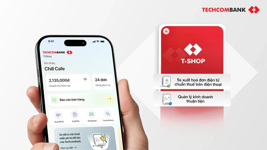 Techcombank gỡ khó cùng tiểu thương để minh bạch dòng tiền với T-shop