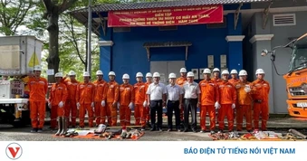 Tổng Công ty Điện lực TP.HCM diễn tập phòng chống thiên tai