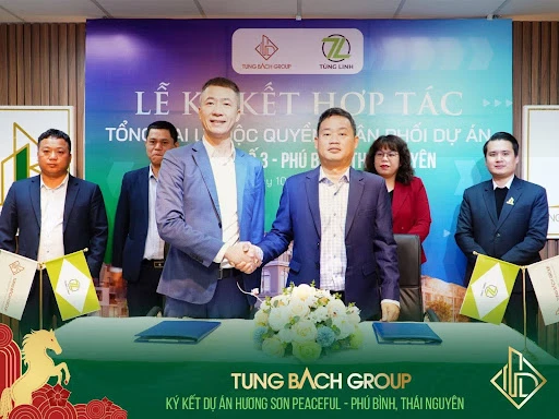 Tùng Bách Group trở thành tổng đại lý độc quyền phân phối dự án Hương Sơn Peaceful tại Thái Nguyên Tùng Bách Group trở thành tổng đại lý độc quyền phân phối dự án Hương Sơn Peaceful tại Thái Nguyên