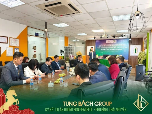 Tùng Bách Group trở thành tổng đại lý độc quyền phân phối dự án Hương Sơn Peaceful tại Thái Nguyên Tùng Bách Group trở thành tổng đại lý độc quyền phân phối dự án Hương Sơn Peaceful tại Thái Nguyên