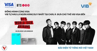 VIB hợp tác cùng Visa đưa chủ thẻ Việt Nam đến BTS WORLD TOUR "ARIRANG"