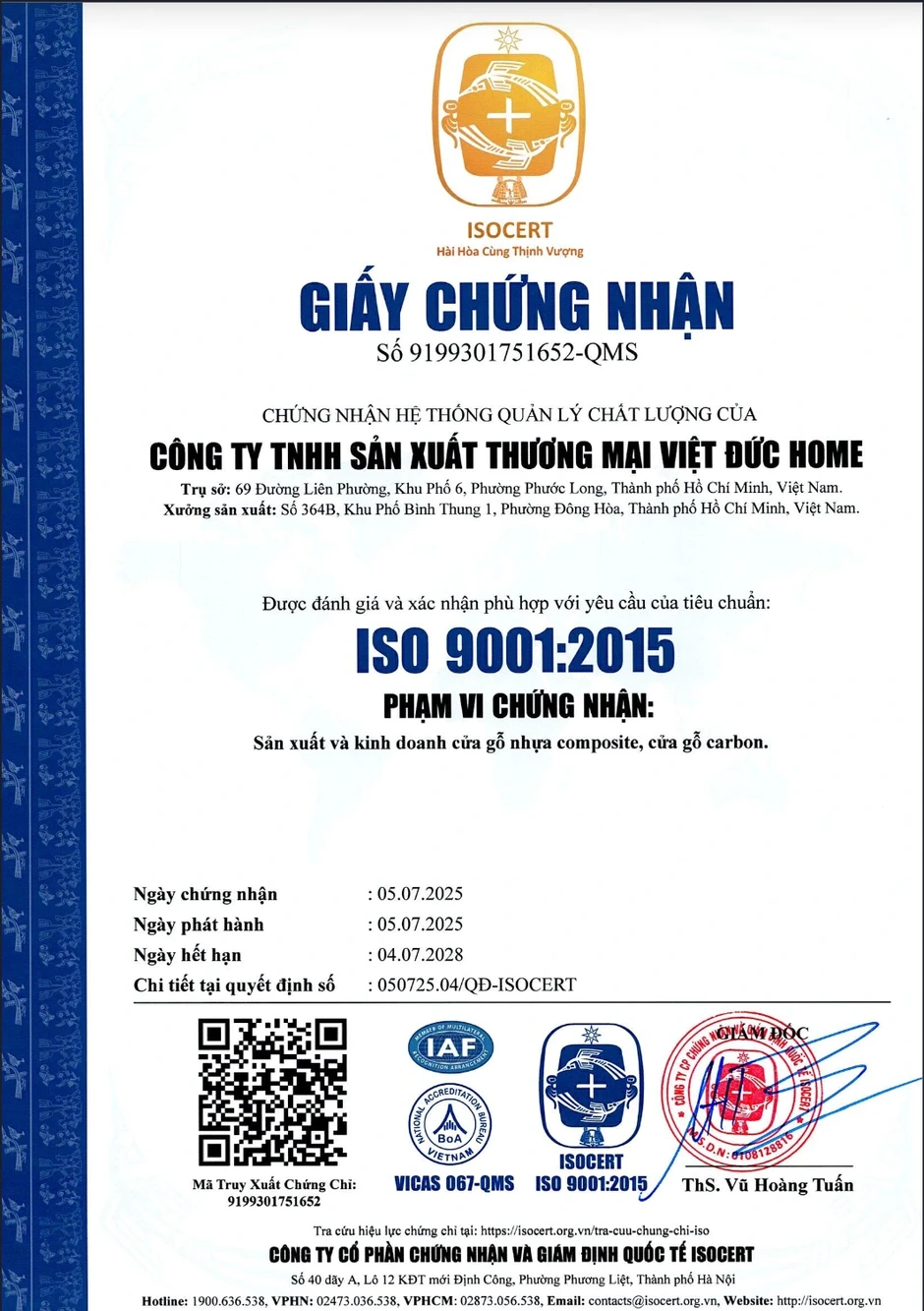 Việt Đức Home khẳng định vị thế với hệ sinh thái cửa tiên tiến Việt Đức Home khẳng định vị thế với hệ sinh thái cửa tiên tiến