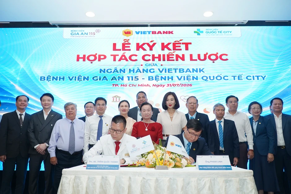 Vietbank ký kết cùng Bệnh viện Gia An 115 và Bệnh viện Quốc tế City Vietbank ký kết cùng Bệnh viện Gia An 115 và Bệnh viện Quốc tế City