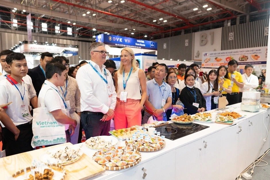 Vietfish 2026 quy tụ 335 doanh nghiệp từ 17 quốc gia Vietfish 2026 quy tụ 335 doanh nghiệp từ 17 quốc gia