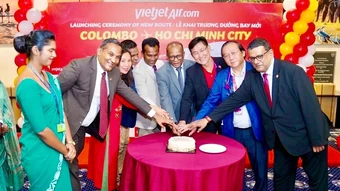 Vietjet khai trương đường bay TP HCM - Colombo