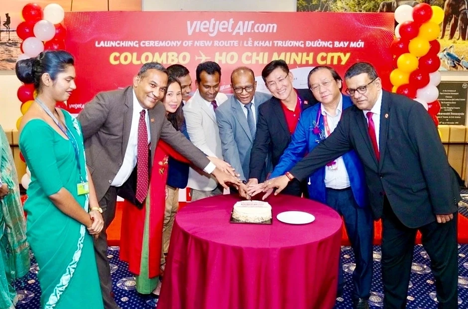 Vietjet khai trương đường bay TP HCM - Colombo