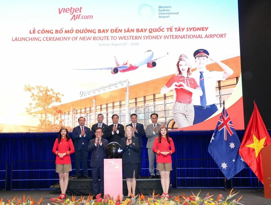 Vietjet mở tuyến kết nối đến sân bay quốc tế mới Australia Vietjet mở tuyến kết nối đến sân bay quốc tế mới Australia