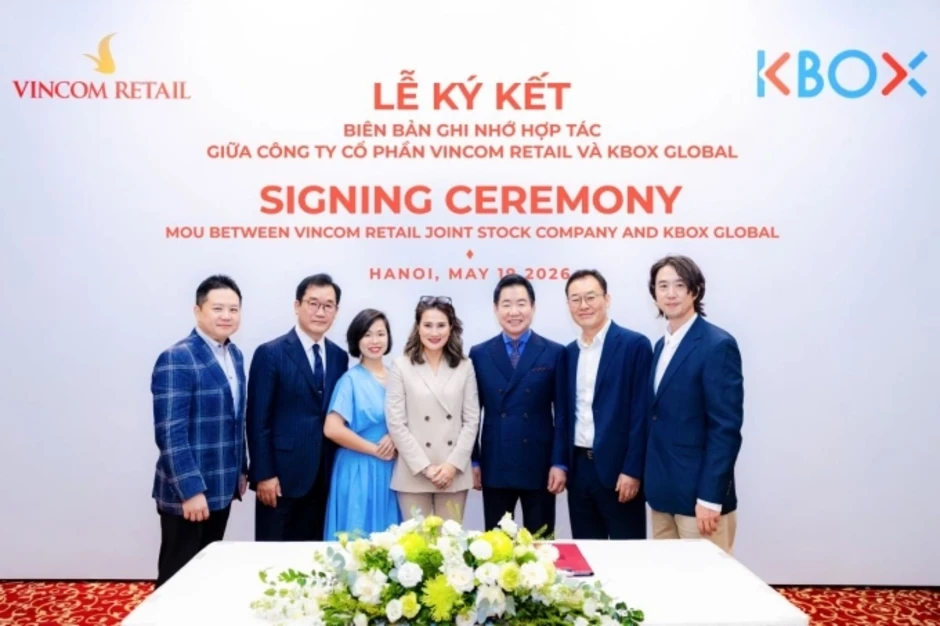 Vincom Retail hợp tác K-Box Global phát triển tổ hợp giải trí Hàn Quốc Vincom Retail hợp tác K-Box Global phát triển tổ hợp giải trí Hàn Quốc