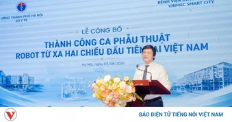 Vinmec phẫu thuật xuyên Việt hai chiều bằng robot cách xa 1.700 km