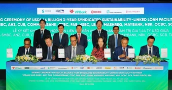 VPBank ký kết khoản vay hợp vốn liên kết bền vững đầu tiên trị giá 1,44 tỷ USD