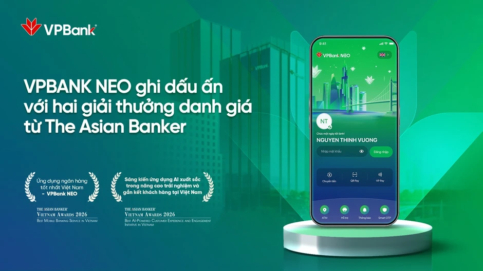 VPBank NEO lần thứ 3 nhận giải quốc tế VPBank NEO lần thứ 3 nhận giải quốc tế
